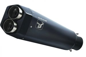 IXRACE M9 rostfritt helsystem ljuddämpare, svart, Yamaha MT-09