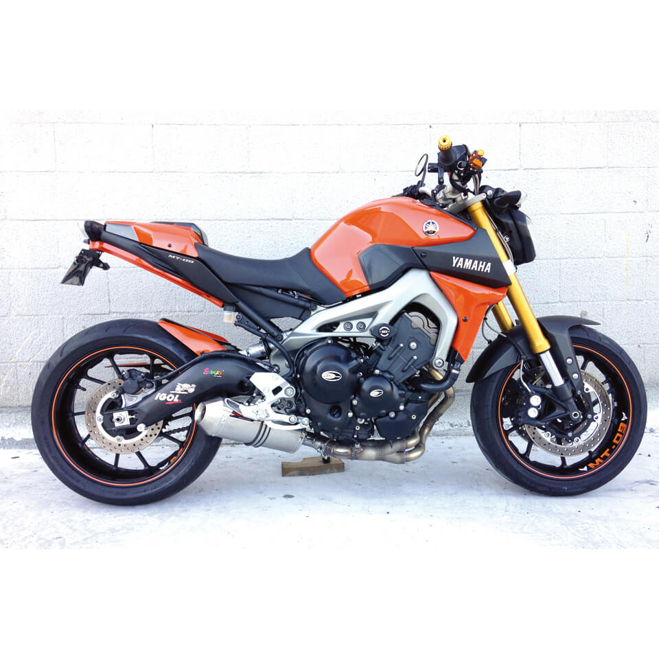 TAKKONI stainless steel complete system for Yamaha MT-09 & XSR 900, 16- (Euro4)