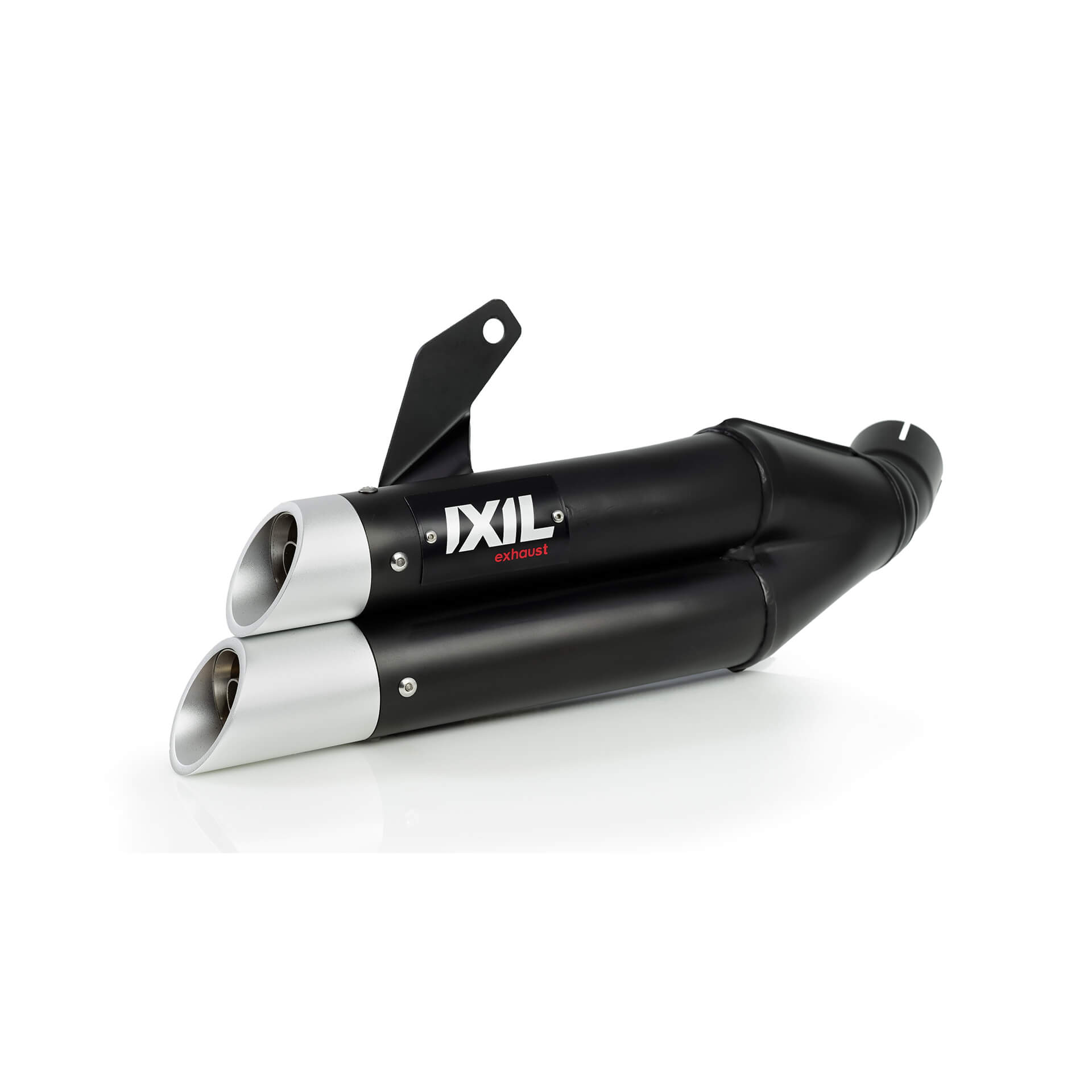 ixil Hyperlow black XL stainless steel muffler for Honda CBR 500 R / CB 500 F, 19- (PC62,PC63) (Euro4+Euro5)