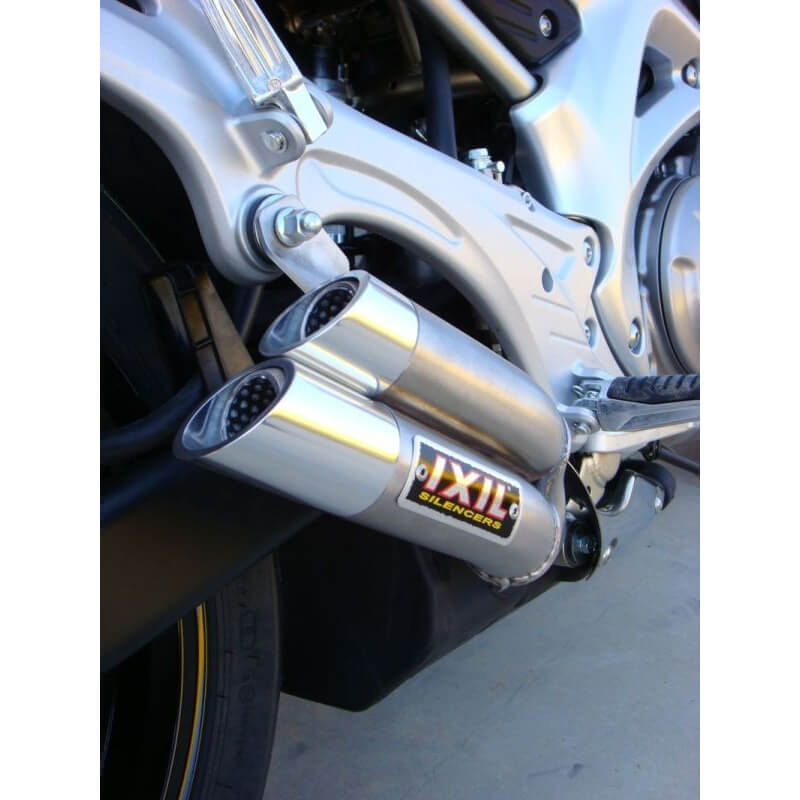 ixil Stainless steel muffler Hyperlow-SFV 650 Gladius, 09-12, Dualexit