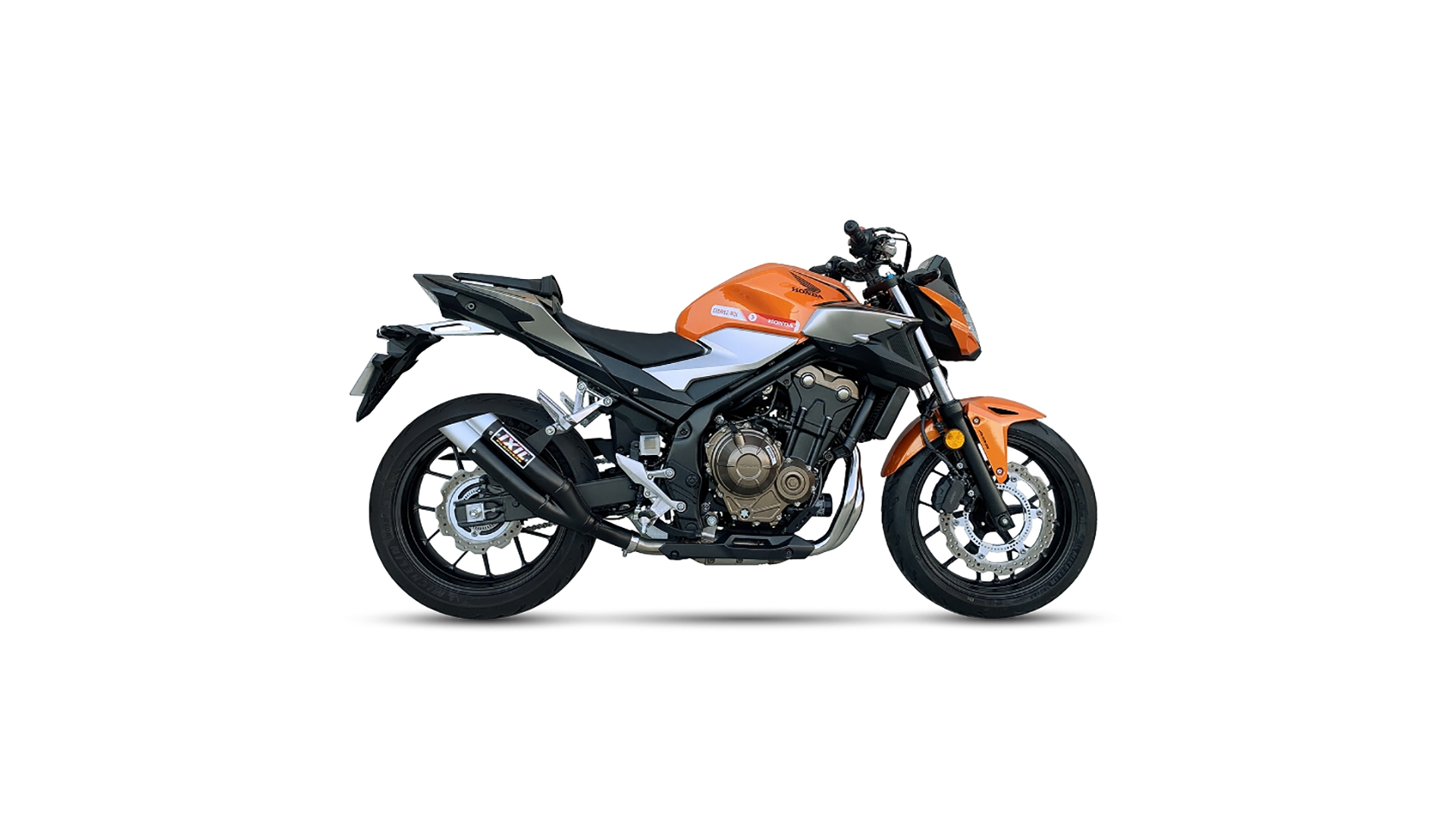 ixil Hyperlow black XL Edelstahl-Endtopf für Honda CBR 500 R / CB 500 F, 19- (PC62,PC63) (Euro4+Euro5)