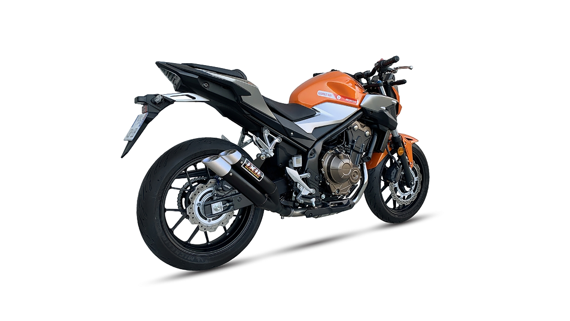 ixil Hyperlow black XL Edelstahl-Endtopf für Honda CBR 500 R / CB 500 F, 19- (PC62,PC63) (Euro4+Euro5)