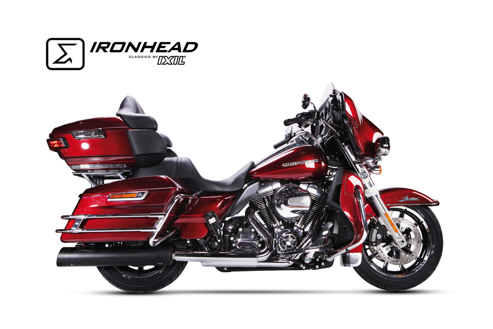 Tłumik ze stali nierdzewnej IRONHEAD Harley-Davidson Touring Road King, 06-16