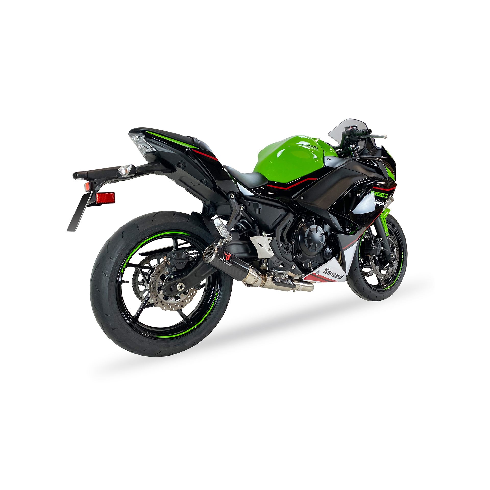 ixrace DC2 Edelstahl/Carbon Komplettanlage, Z 650/650 Ninja, 2020