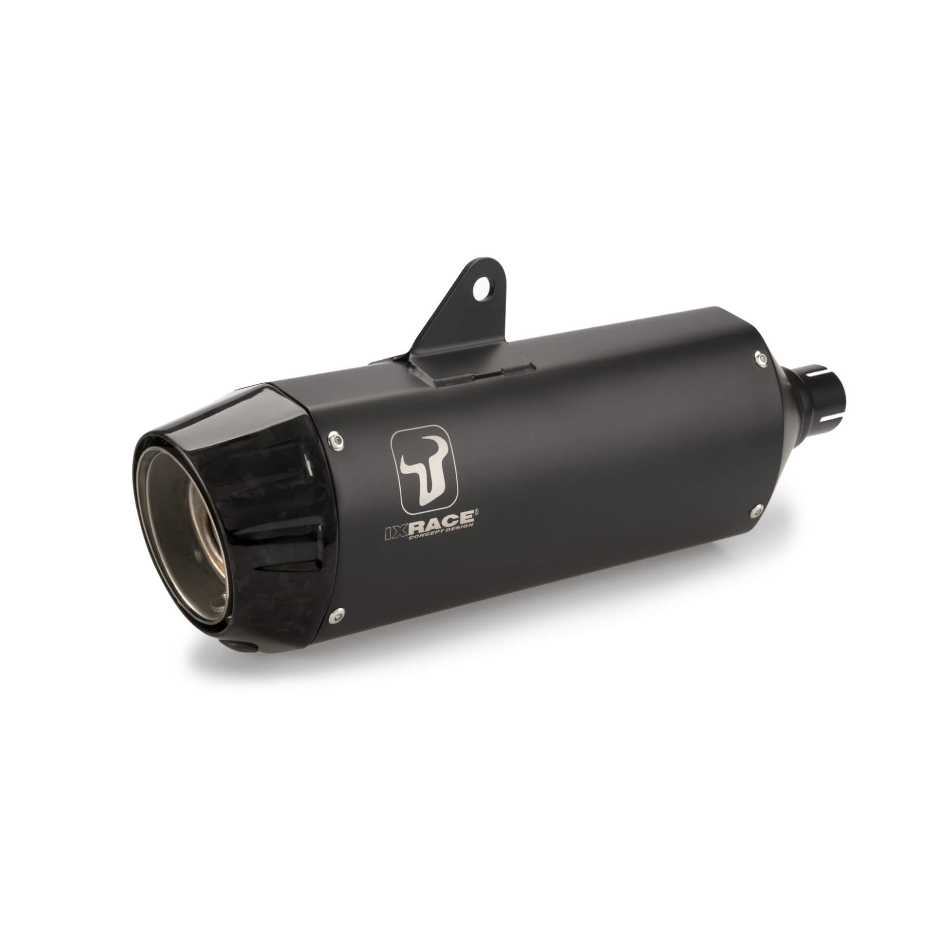ixrace Desert black stainless steel rear silencer for Honda XL 750 TRANSALP, 23- (RD16)