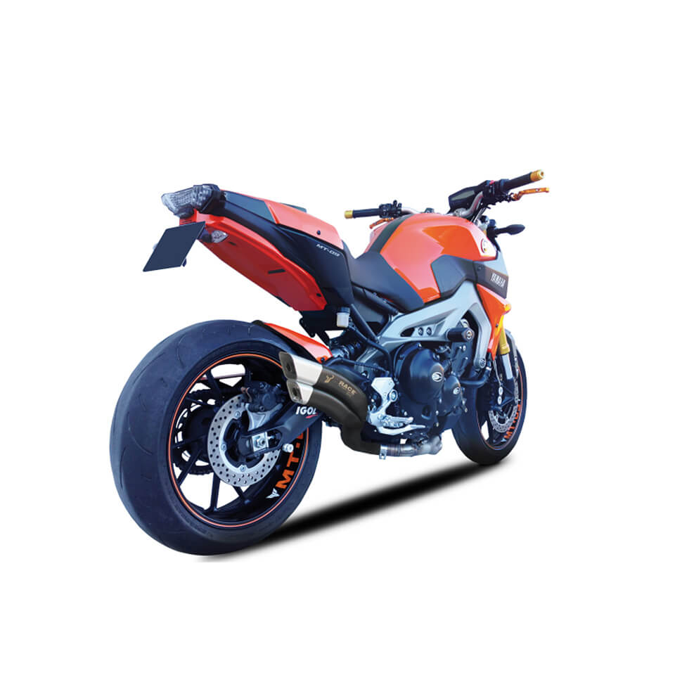 ixrace Edelstahl-Komplettanlage für Yamaha MT-09 & XSR 900, 16- (Euro4)