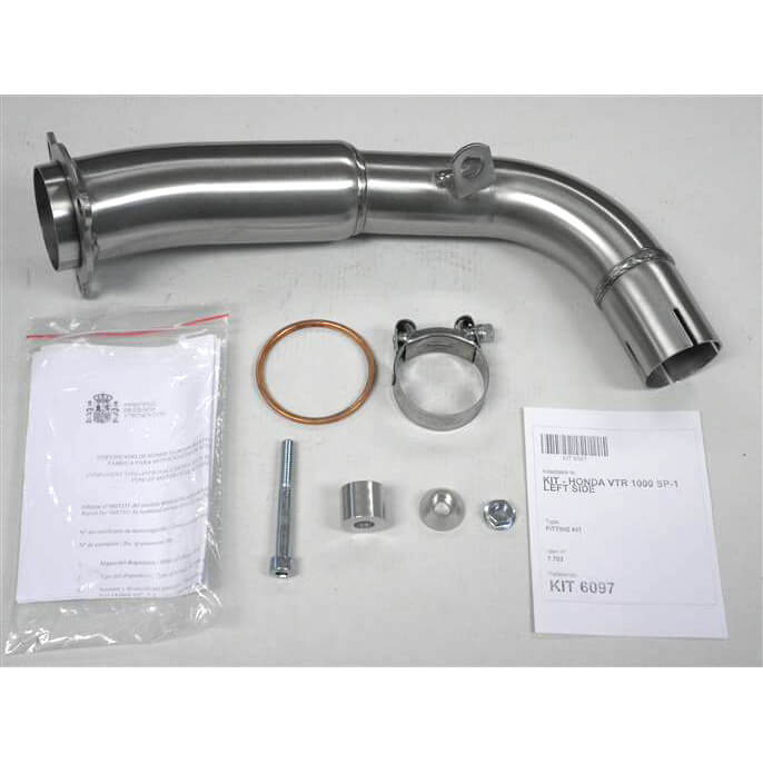 ixil Adapterrohr für VTR 1000 SP1, linke Seite