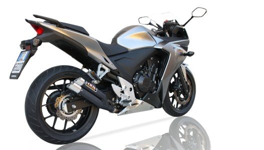 ixil Endschalldämpfer Hyperlow black XL, CBR 500 R 13-15, CB 500 F 13-15, CB 500 X 13-16