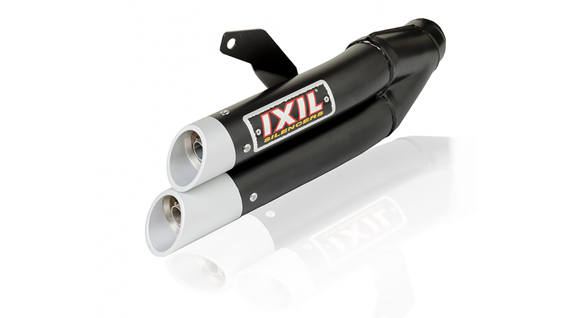 ixil Hyperlow black XL stainless steel muffler for Honda CBR 500 R / CB 500 F, 19- (PC62,PC63) (Euro4+Euro5)