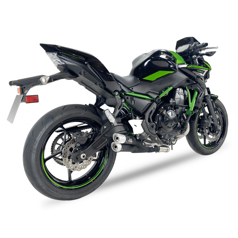 ixil Hyperlow XL Komplettanlage mit Kat, KAWASAKI Z 650/650 Ninja, 23-, (Euro5)
