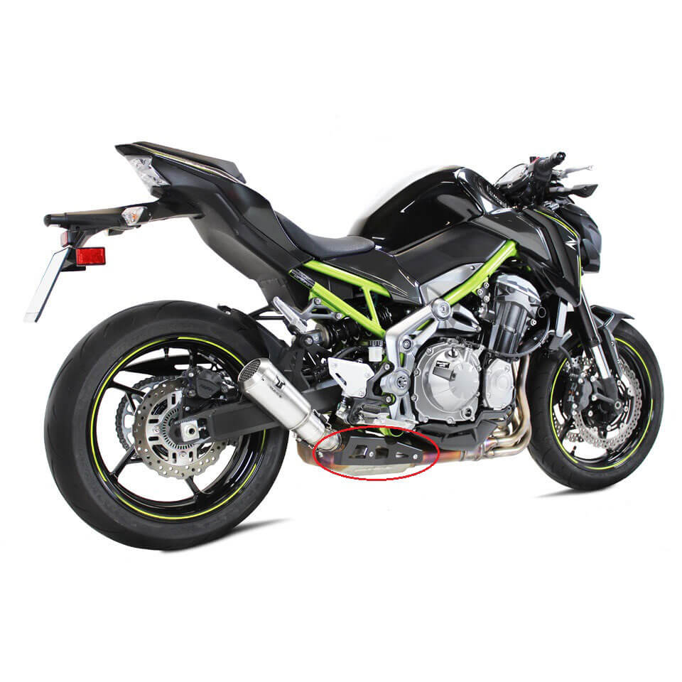 ixrace Auspuffblende KAWASAKI Z 900, 16-, schwarz