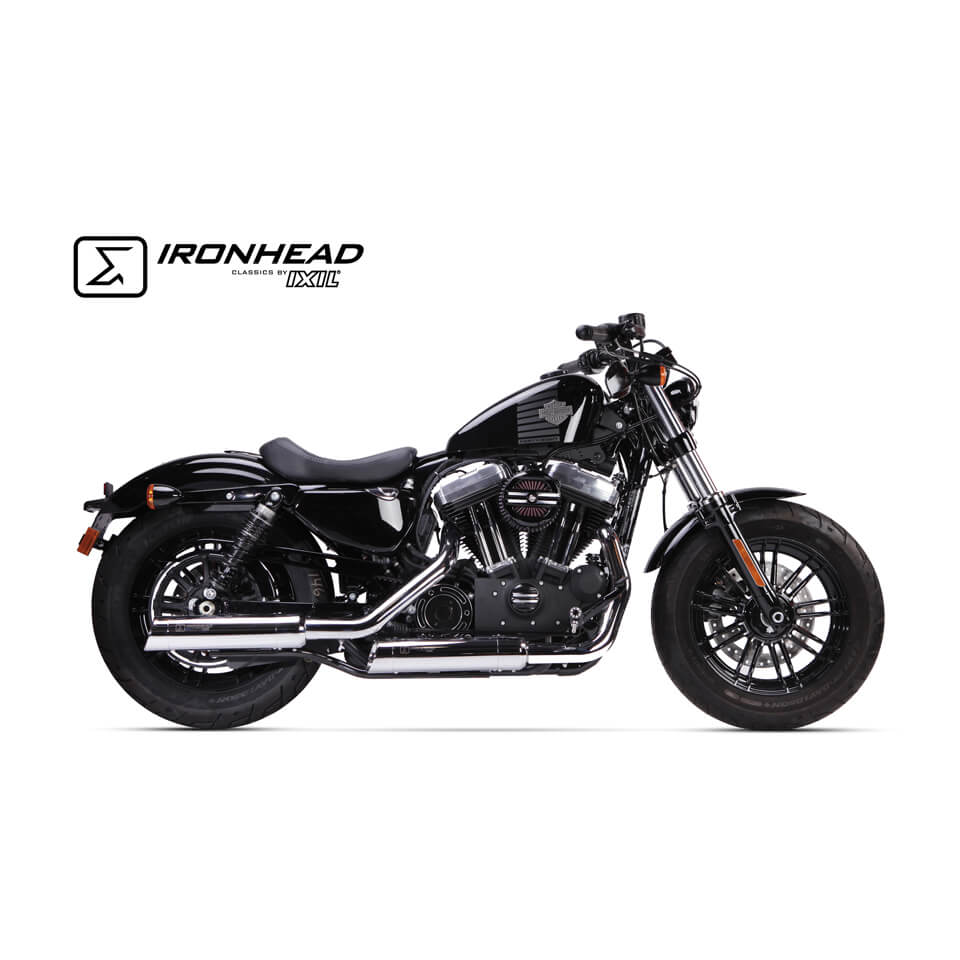 ironhead Komplettanlage HARLEY-DAVIDSON Sportster XL 883/1200, 14-16