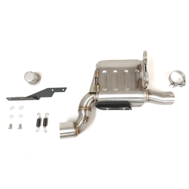 ixrace MK1 slashcut rear silencer, BMW F 900 R, F 900 XR, 20-21 (Euro 4+5)