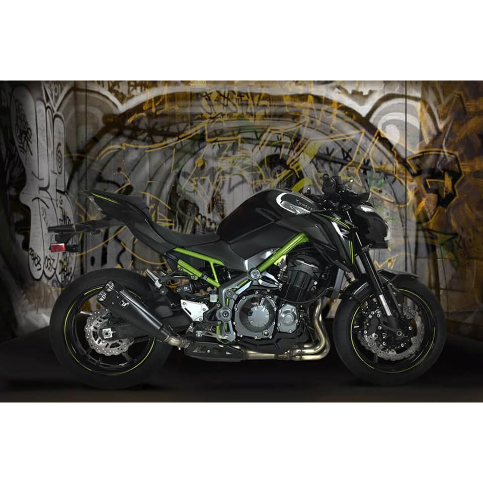 ixrace Edelstahl-Endtopf M9 für Kawasaki Z 900,17- (Euro4)