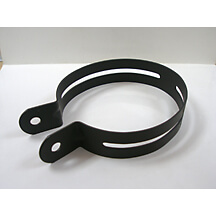 IXIL exhaust clamp, black oval, for IXIL XTREM/SHORTY, new noisekiller version