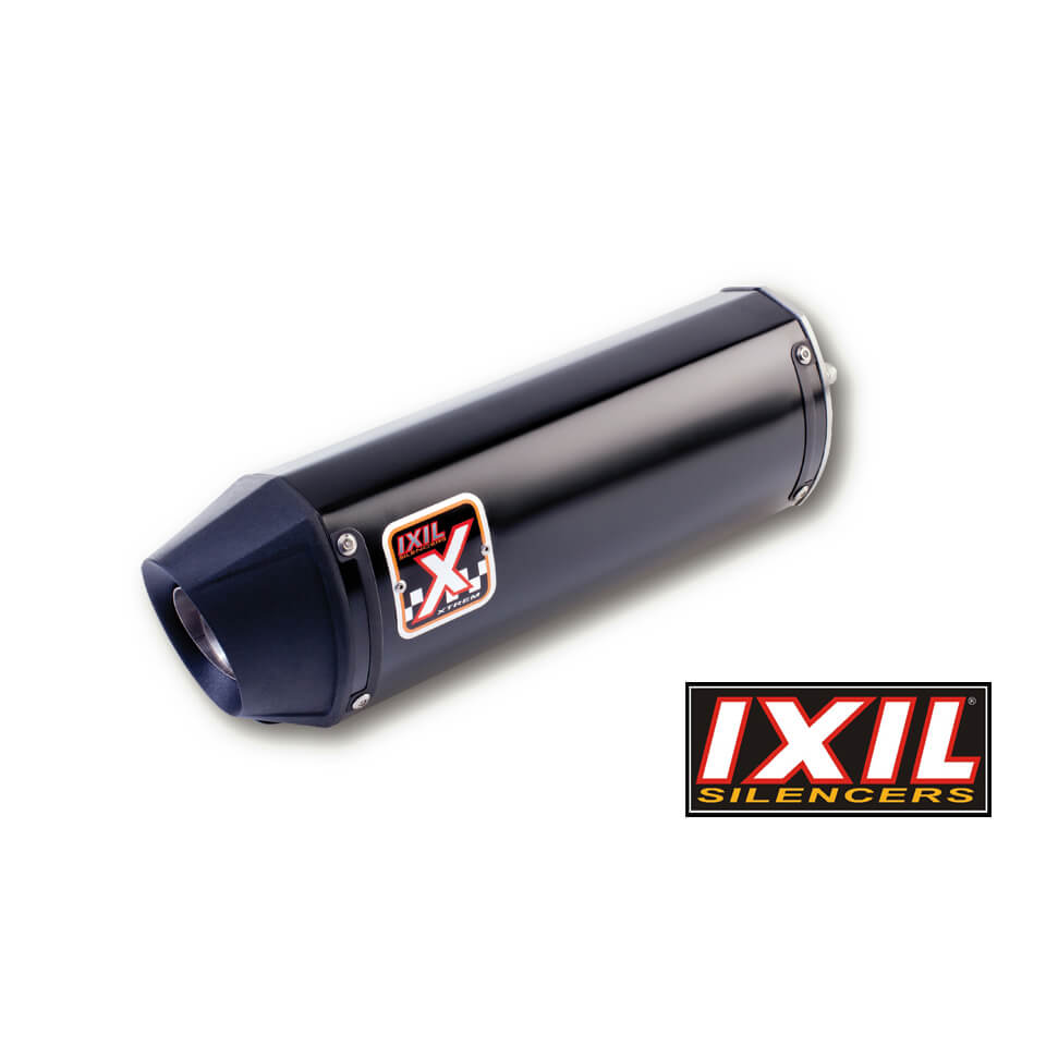 IXIL Rostfritt HEXOVAL XTREM till ZRX 1100, 96-00 (ZRT 10 C) svart lackerad med svart Endcap