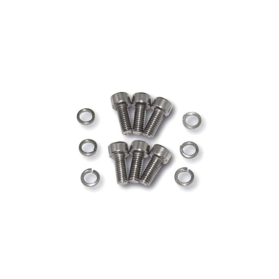 ixrace Screw set end cap short, 6 pcs.